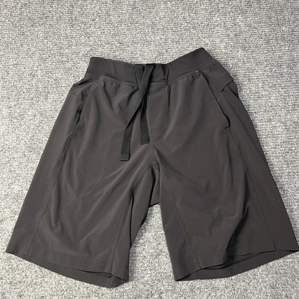 Lululemon Shorts Mens Small Black Unlined 10 In Inseam Athletic Running Training